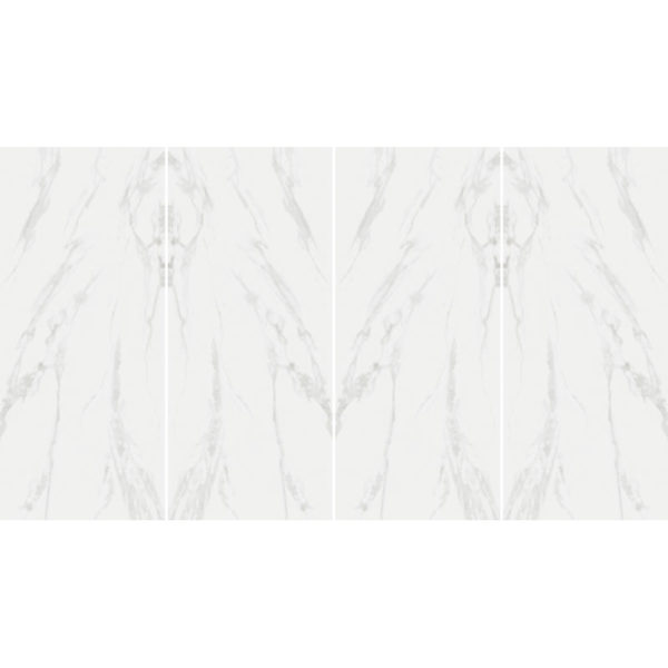CLASSIC CARRARA HYPER WHITE OPEN BOOK EFFECTS A B x 4 or