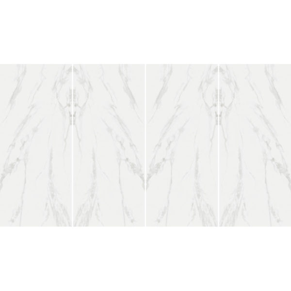 CLASSIC CARRARA HYPER WHITE OPEN BOOK EFFECTS A B x 4 or